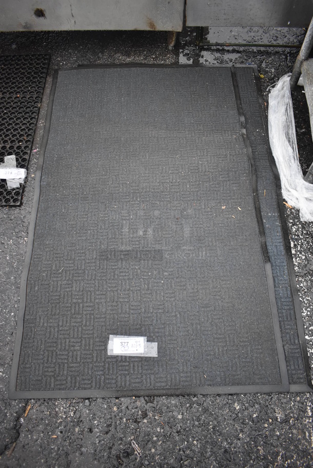 2 Gray Floor Mats. 36x61. 2 Times Your Bid!