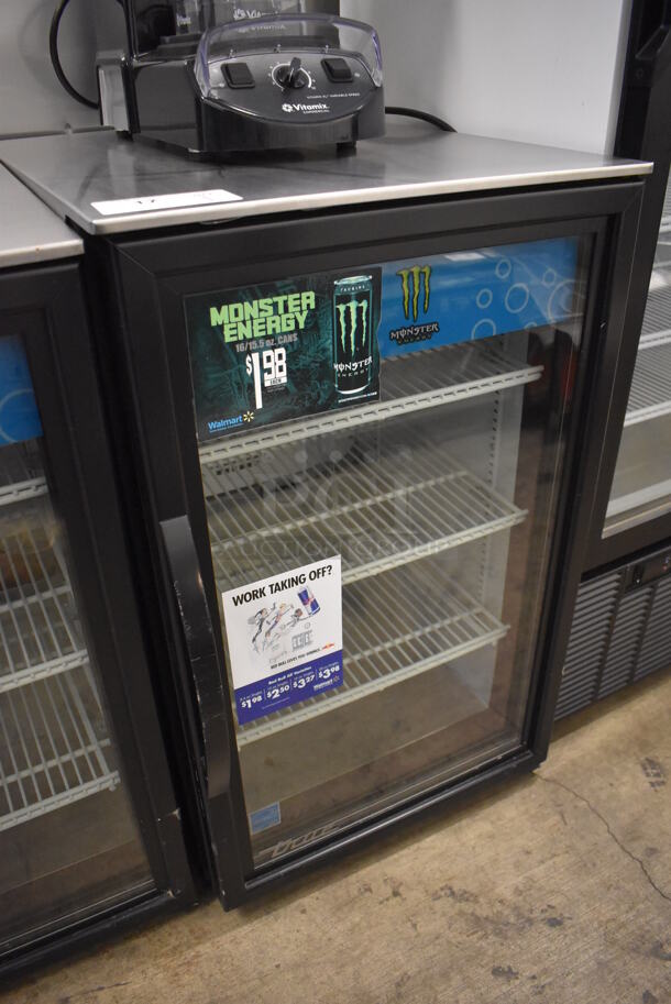 2018 True GDM-06-34-HC-TSL01 Metal Commercial Single Door Reach In Mini Cooler Merchandiser. 115 Volts, 1 Phase. 20.5x28x36. Tested and Working! - Image 2 of 5