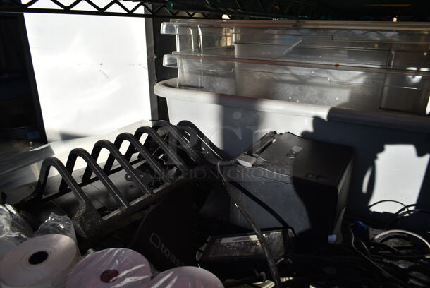 ALL ONE MONEY! Lot of Various Items Including Printer and Printer Paper Rolls - Image 3 of 6