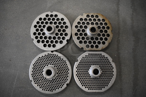 4 Metal Meat Grinder Plates. 4x4x1. 4 Times Your Bid! - Image 2 of 3