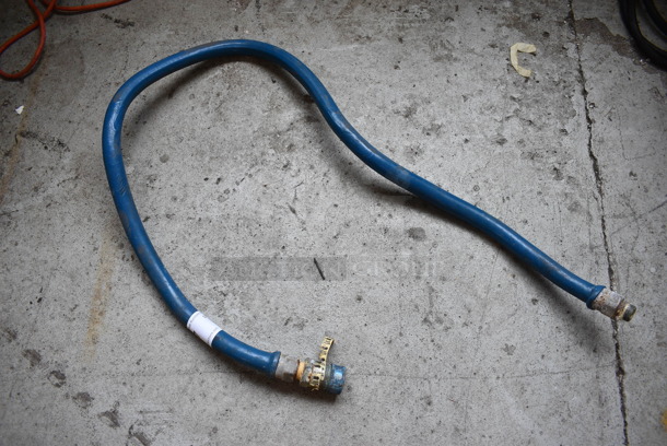 Blue Gas Hose. 60" - Image 1 of 3