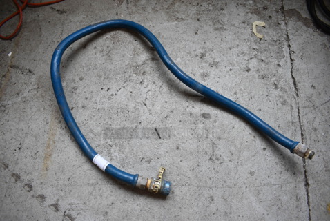Blue Gas Hose. 60"