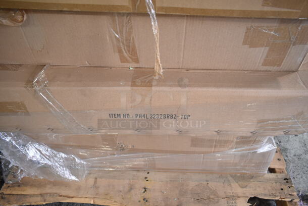 PALLET LOT of 12 BRAND NEW IN BOX! BFM Seating Items PH4L3232BRBZ-TOP Outdoor Patio Tabletops. Goes GREAT w/ Lots 113 and 115! 12 Times Your Bid! - Image 5 of 8