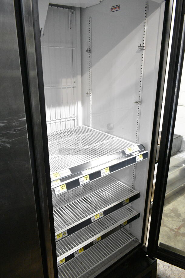 2022 True GDM-23F-HC Metal Commercial Single Door Reach In Freezer Merchandiser w/ Poly Coated Racks. 115 Volts, 1 Phase. Tested and Working! - Image 2 of 3