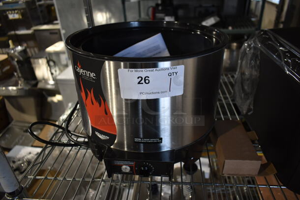 Vollrath Cayenne HS-11 Stainless Steel Commercial Countertop Soup Kettle Food Warmer. 120 Volts, 1 Phase. Tested and Working!