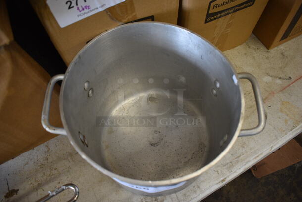 Metal Stock Pot. 13x10x8.5 - Image 3 of 3