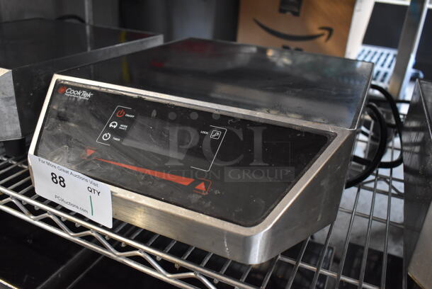 2014 CookTek MC3500G Stainless Steel Commercial Countertop Electric Powered Single Burner Induction Range. 208-240 Volts, 1 Phase. 14x17x5 - Image 3 of 6
