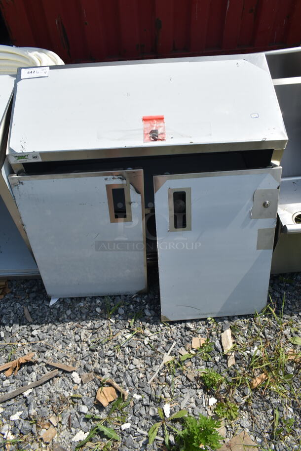 BRAND NEW SCRATCH AND DENT! Regency 600WCS1536 36" Stainless Steel Wall Cabinet with Sliding Doors - Image 4 of 6