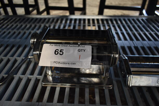 Stainless Steel Countertop Manual Pasta Machine w/ Extra Blade. - Image 3 of 5