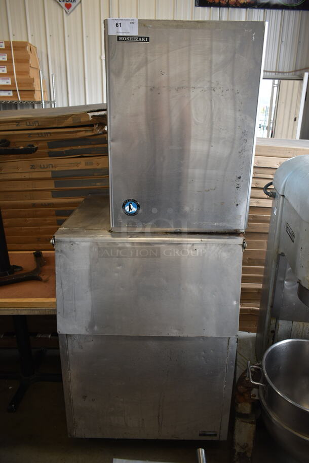 Hoshizaki KM-515MRH Stainless Steel Commercial Ice Head on Commercial Ice Bin. 115-120 Volts, 1 Phase. - Image 1 of 9