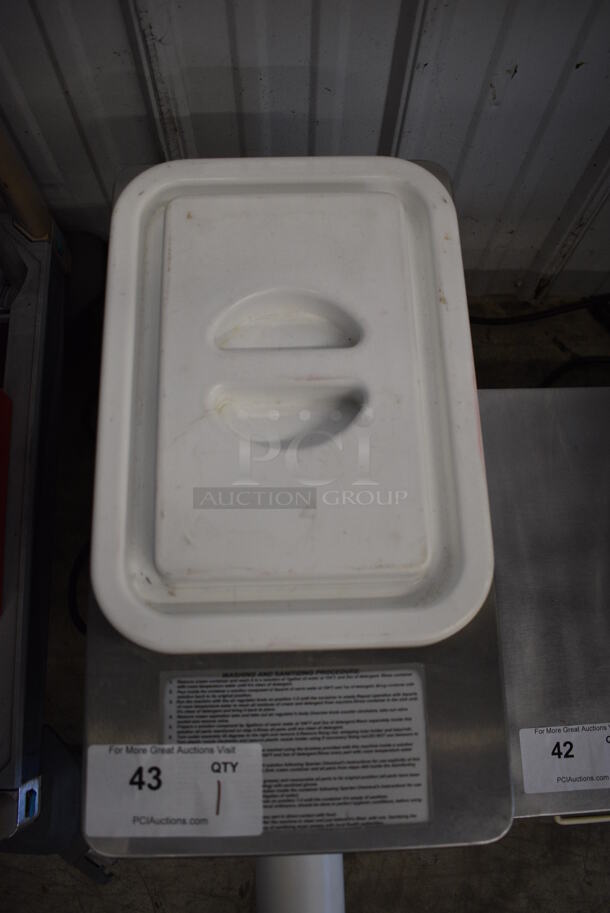 2013 Stoelting CW5-37b Stainless Steel Commercial Countertop Air Cooled Whipped Cream Dispenser. 115 Volts, 1 Phase. 10x23x19 - Image 5 of 7