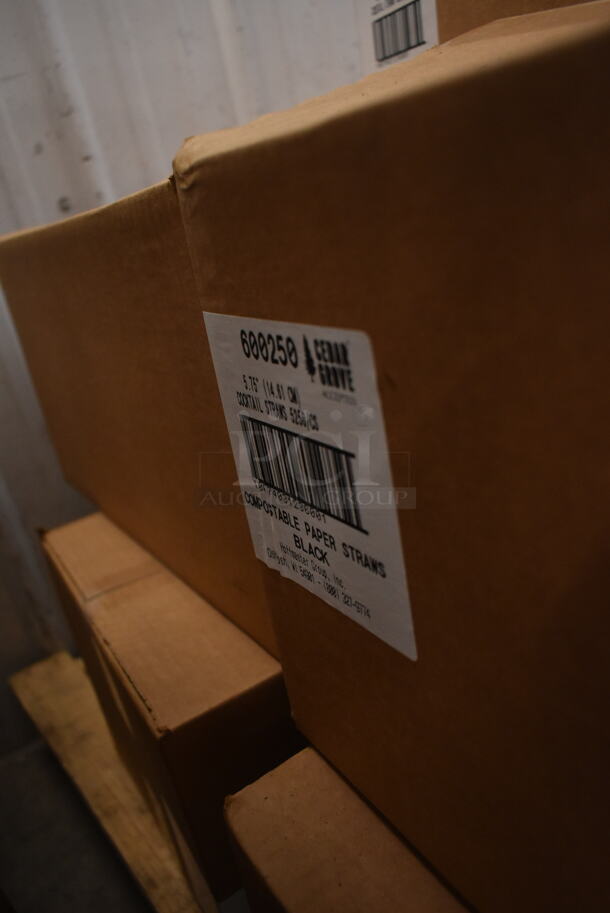 PALLET LOT of 16 BRAND NEW Boxes of Cedar Grove 600250 5.75" Cocktail Straws. 16 Times Your Bid! - Image 6 of 6