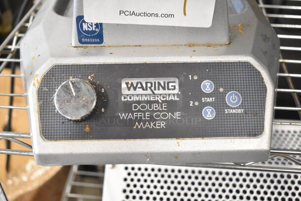 Waring WWCM200 Metal Countertop Waffle Cone Maker. 120 Volts, 1 Phase. Tested and Working! - Image 3 of 6