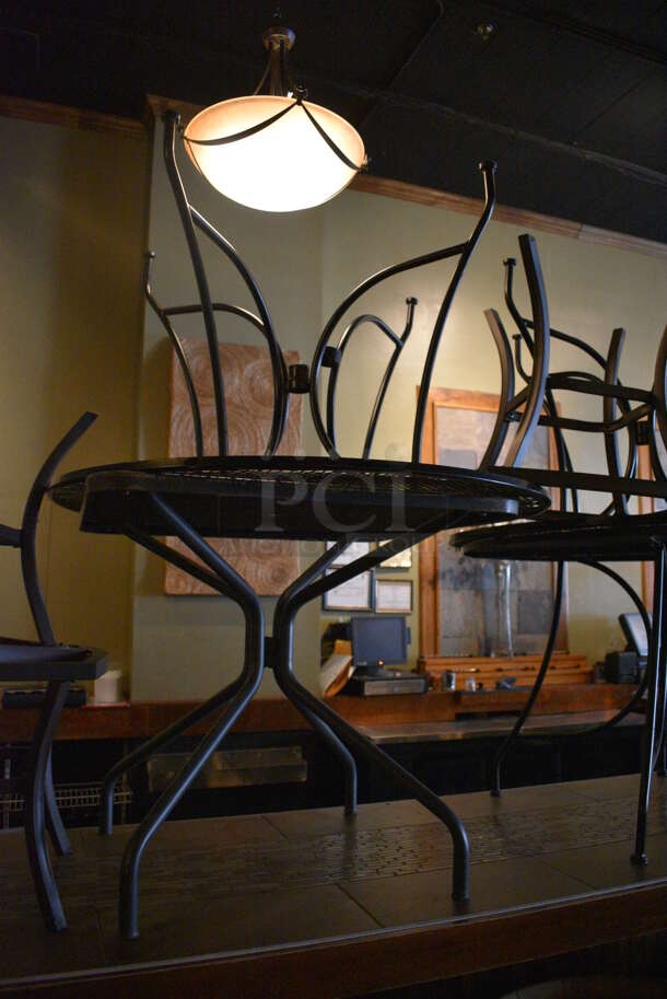 8 Various Metal Outdoor Patio Tables and End Tables. BUYER MUST REMOVE. Includes 30x30x29. 8 Times Your Bid! (Susquehanna Ale House) - Image 5 of 5
