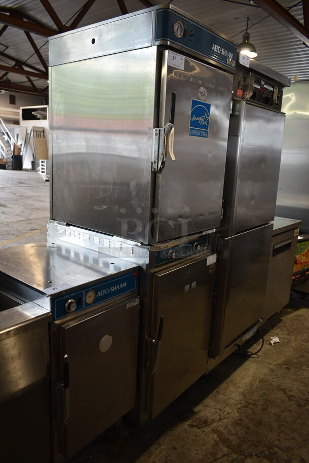 Alto Shaam 1000-TH/II Halo Heat ENERGY STAR Stainless Steel Commercial Cook N Hold Cabinet on Commercial Casters. 208/240 Volts, 1 Phase.  - Image 2 of 9