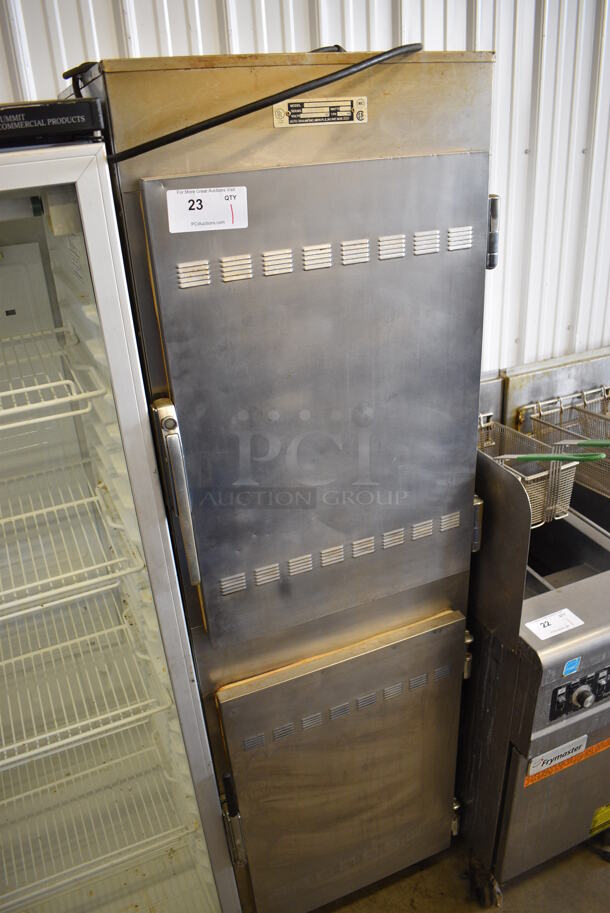 Alto Shaam Model 1000-UPS Stainless Steel Commercial Heated Holding Warming Cabinet on Commercial Casters. 208-240 Volts, 1 Phase. 22x33x74 - Image 2 of 7