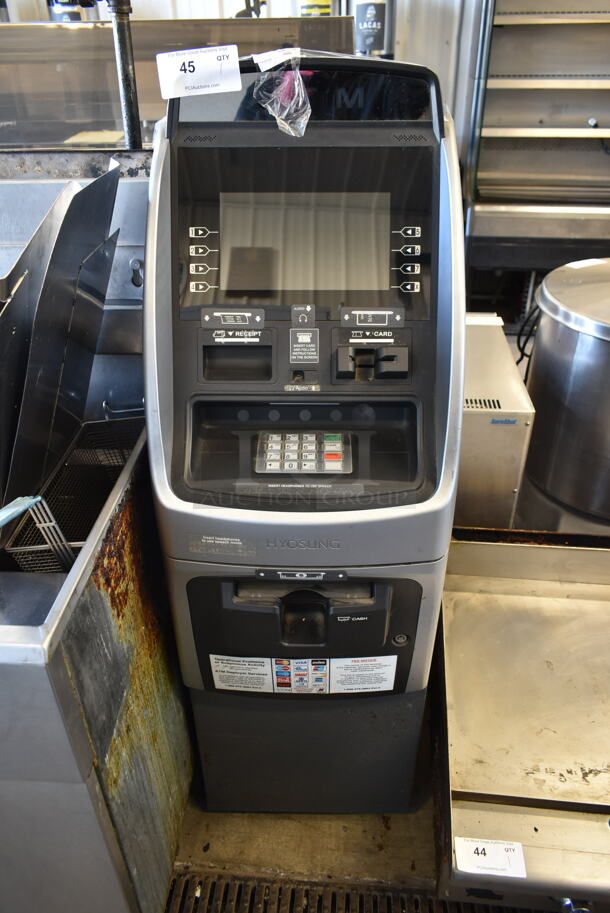 Hyosung NH-2700 Metal Commercial Floor Style ATM w/ Key and Combination  - Image 1 of 12