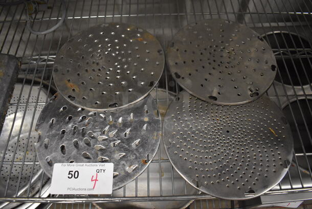 4 Metal Grating Blades for Pelican Head. 9x9. 4 Times Your Bid! - Image 1 of 4