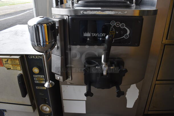 Taylor Model C709-33 Stainless Steel Commercial Countertop Air Cooled Single Flavor Soft Serve Ice Cream Machine. Comes w/ Extra Panel. 208-230 Volts, 3 Phase. 22x30x35.5 - Image 4 of 8