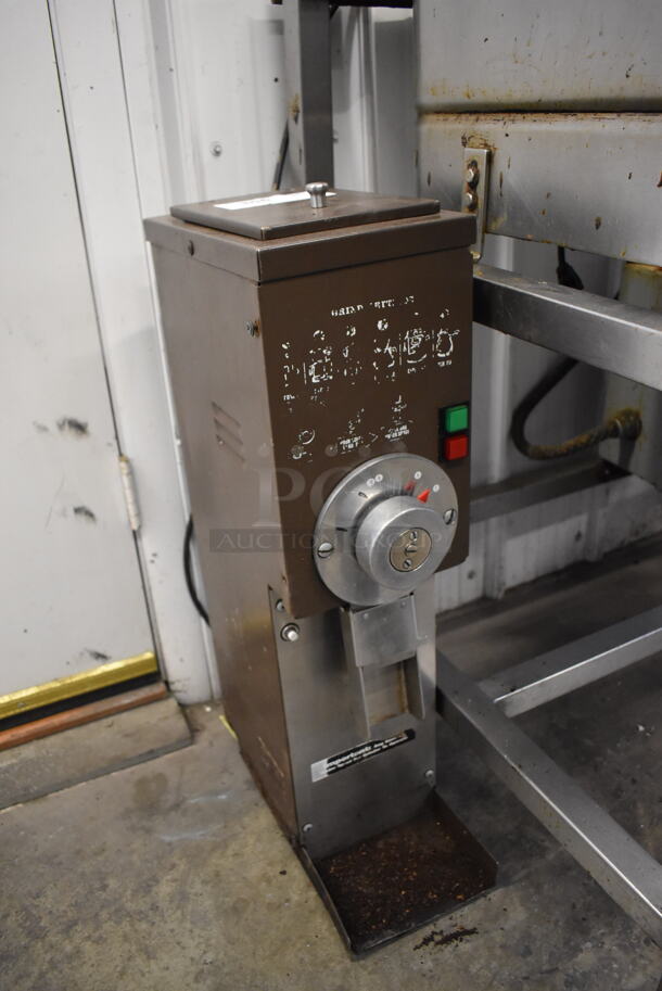 Grindmaster Metal Commercial Countertop Bulk Coffee Bean Grinder. 7.5x14x28. Tested and Working! - Image 2 of 7