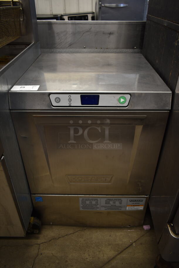 2013 Hobart LXEC Stainless Steel Commercial Undercounter Dishwasher. 120 Volts, 1 Phase. 