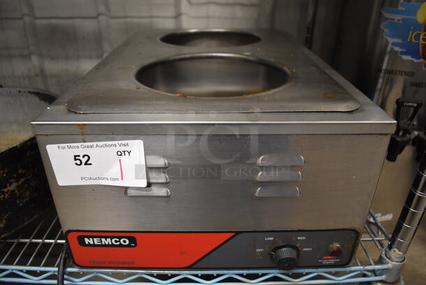 Nemco 6055A Stainless Steel Commercial Countertop Food Warmer. 120 Volts, 1 Phase. 14.5x22.5x8.5. Tested and Working!