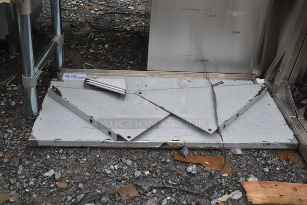 2 BRAND NEW SCRATCH AND DENT! Items; Regency 600DOS1896 Stainless Steel Double Deck Overshelf - 18" x 96" x 32" and Regency 600SALSTAND Salamander Broiler Stand. 2 Times Your Bid!  - Image 6 of 7