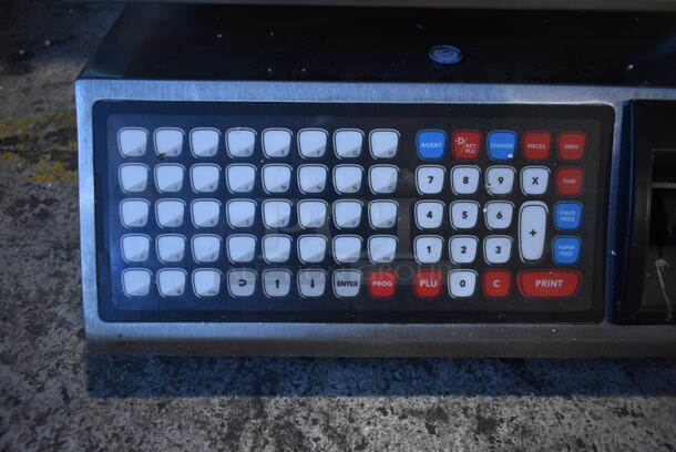 LIKE NEW! Torrey W-Label40L Metal Commercial Countertop 40 Pound Capacity Food Portioning Scale. Cannot Test Due To Missing Power Cord - Image 4 of 7