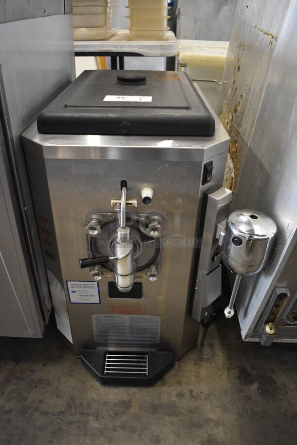 Taylor Model 430-12 Stainless Steel Commercial Countertop Single Flavor Frozen Beverage Machine w/ Mixing Attachment. 115 Volts, 1 Phase. 20x29x28