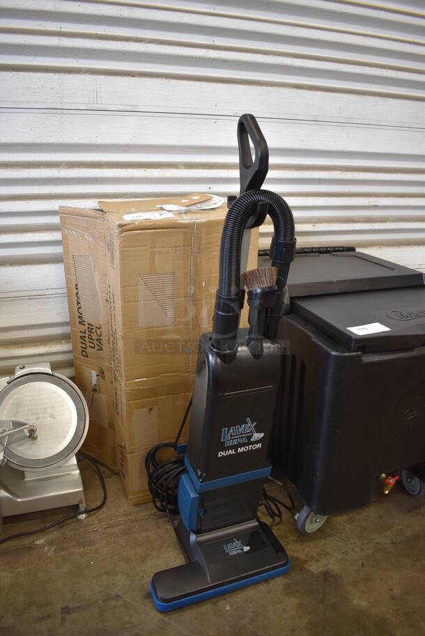 BRAND NEW IN BOX! Lavex DM101 457LAVEXDM15 Metal Commercial Vacuum Cleaner. 120 Volts, 1 Phase. 16x10x47. Tested and Working! - Image 2 of 10