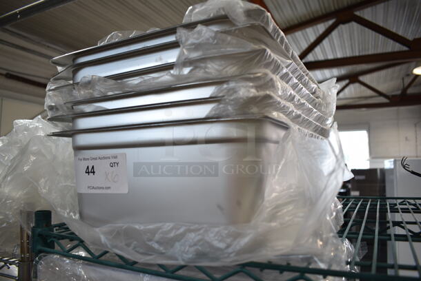6 BRAND NEW SCRATCH AND DENT! Choice 4070069  Full Size 6" Deep Anti-Jam Stainless Steel Steam Table / Hotel Pan - 24 Gauge. 6 Times Your Bid! - Image 2 of 4
