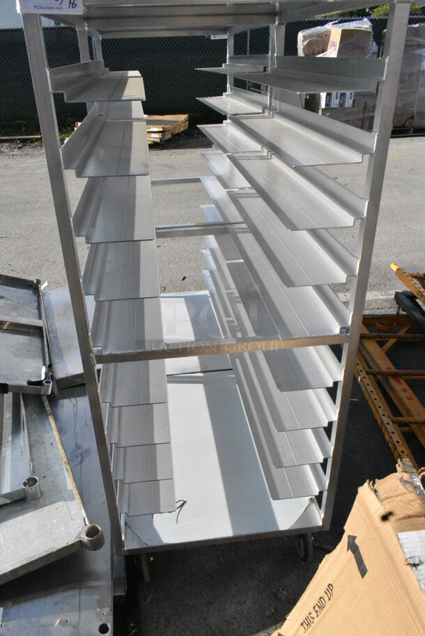 BRAND NEW! Dinex DXPDHOR20UP Metal Commercial Pan Transport Rack on Commercial Casters.  - Image 2 of 4