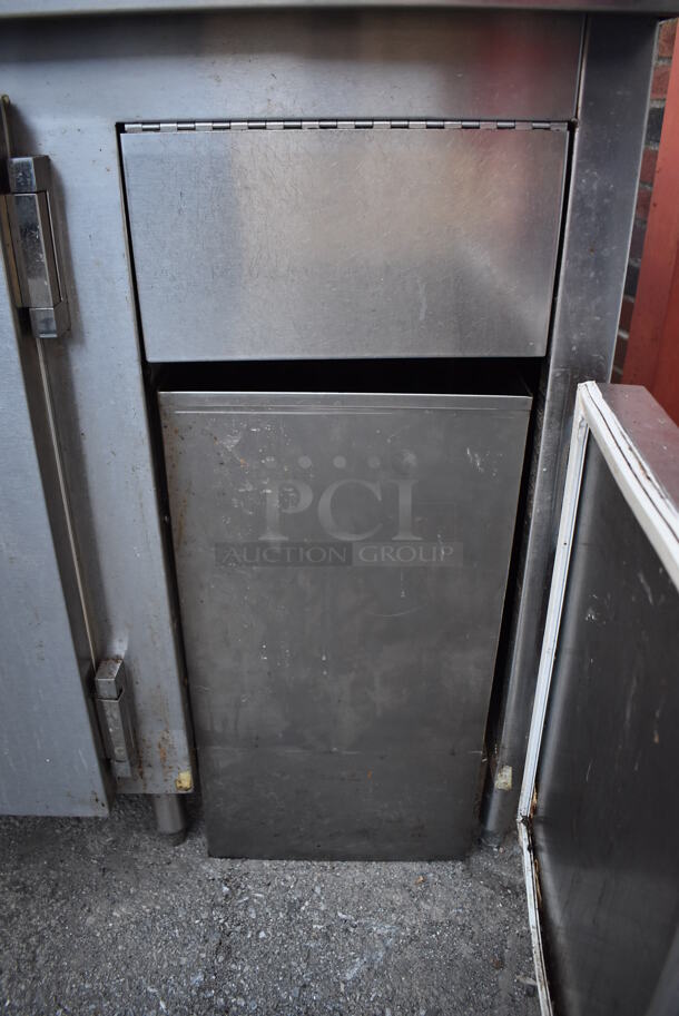 CustomCool Stainless Steel Commercial work Station w/ Sink Basin, Faucet, Handles, Back Splash and 2 Doors. 56x30x40 - Image 3 of 8