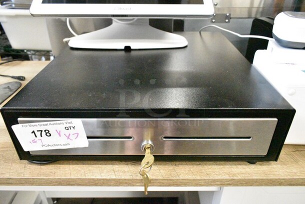7 Various Items to POS System Including 2 Toast POS Monitor, Metal Cash Drawer, Toast TL-SF100SD Desktop Switch, Toast TP200W Receipt Printer, Toast TKP300 Receipt Printer, Epson Receipt Printer. 7 Times Your Bid!   - Image 10 of 12