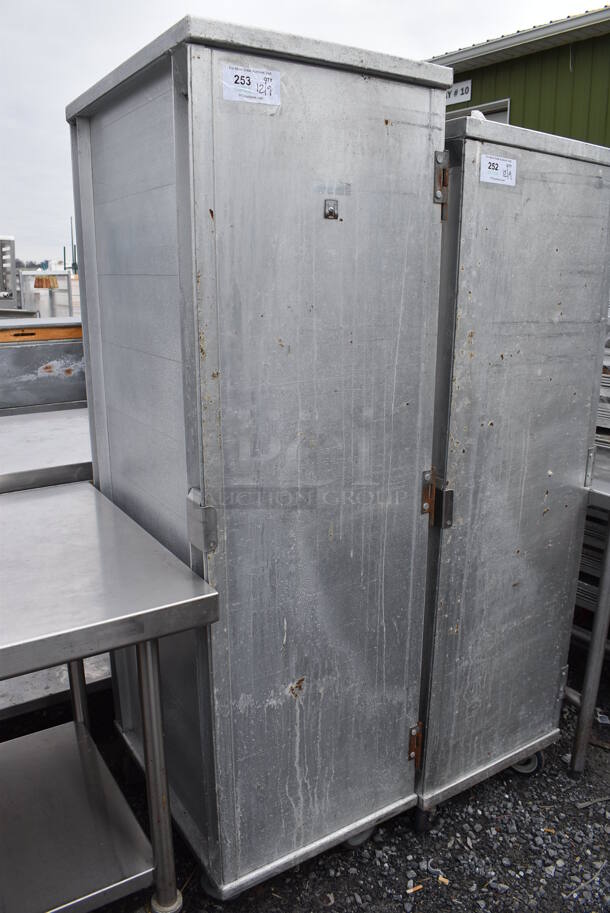 Metal Commercial Enclosed Pan Rack on Commercial Casters. 20.5x27x69 - Image 1 of 5