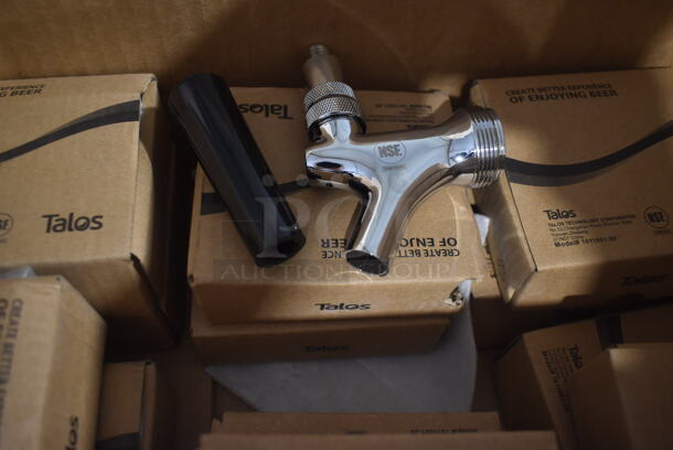 11 BRAND NEW IN BOX! Talos 1011001-20 Stainless Steel Beer Tower Head. 11 Times Your Bid! Goes Great with Lot 178 and 35 - Image 2 of 4