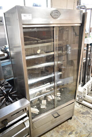 Boston Stainless Steel Commercial 6 Spit Rotisserie Oven.