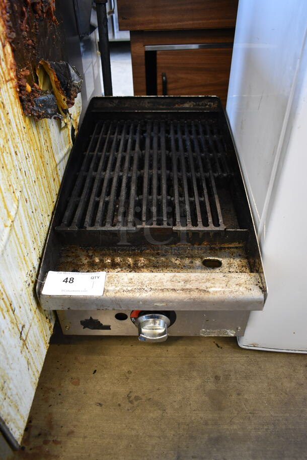 Star Stainless Steel Commercial Countertop Propane Gas Powered Charbroiler Grill.