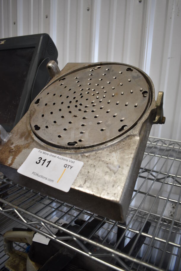 Metal Commercial Pelican Head w/ Grating Blade. Missing Front Piece. 11x10x12 - Image 2 of 4