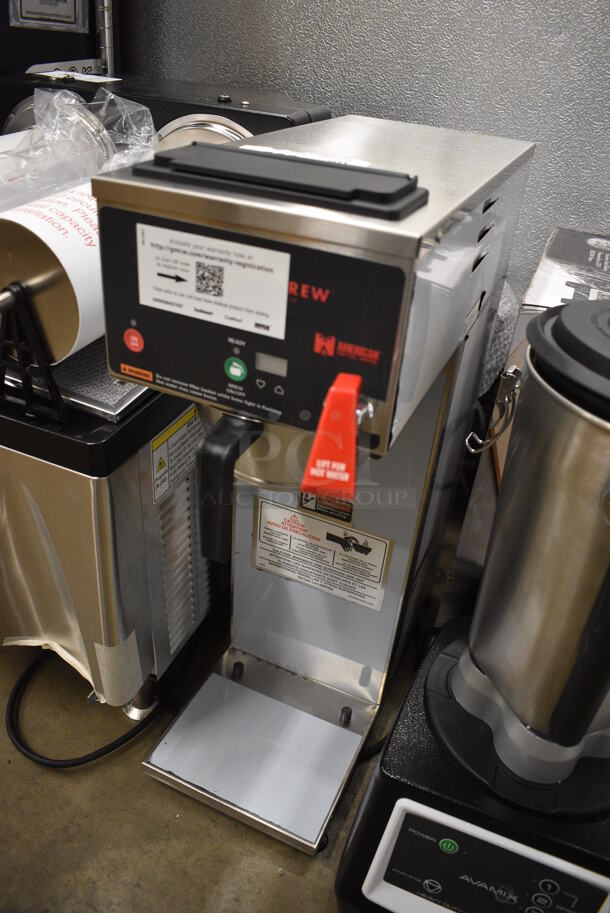 BRAND NEW! Grindmaster B-SAP PrecisionBrew Digital 2.5 Liter Single Automatic Coffee Machine w/ Hot Water Dispenser and Metal Brew Basket. 120 Volts, 1 Phase. 8x20.5x25. Tested and Working! - Image 4 of 6