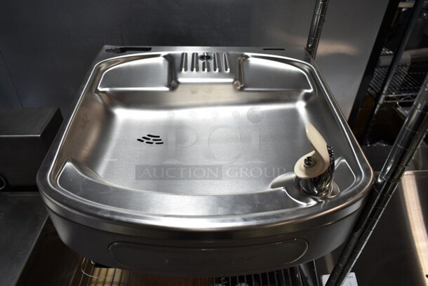 BRAND NEW SCRATCH AND DENT! Elkay EZSDWS_1G Stainless Steel Wall Mount Non-Filtered Drinking Fountain with Extra Deep Basin - Non-Refrigerated - Image 3 of 5