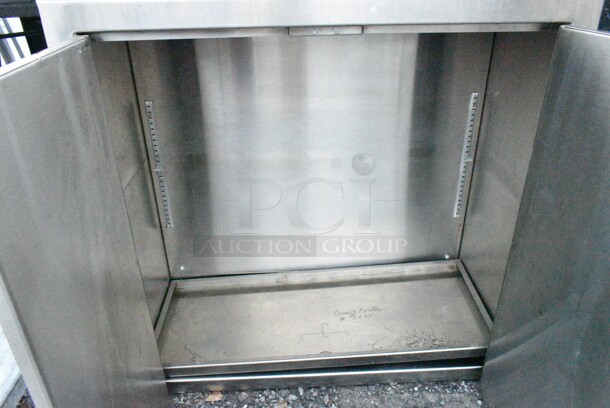 Stainless Steel 2 Door Cabinet.  - Image 3 of 3