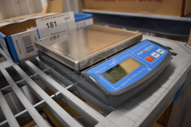 BRAND NEW IN BOX! Avaweigh 334PC32 Metal Countertop Food Portioning Scale. 6.5x10x2. Tested and Working! - Image 4 of 4