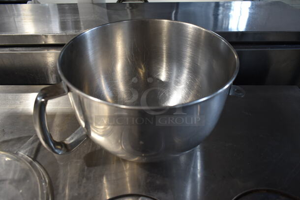 ALL ONE MONEY! Lot of Metal Mixing Bowl, 4 Food Processor Blades and Clear Cover - Image 5 of 5