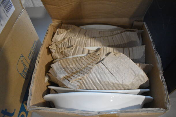 10 BRAND NEW IN BOX! White Ceramic Single Serving Casserole Dishes. 10x5.5x1.5. 10 Times Your Bid! - Image 4 of 4