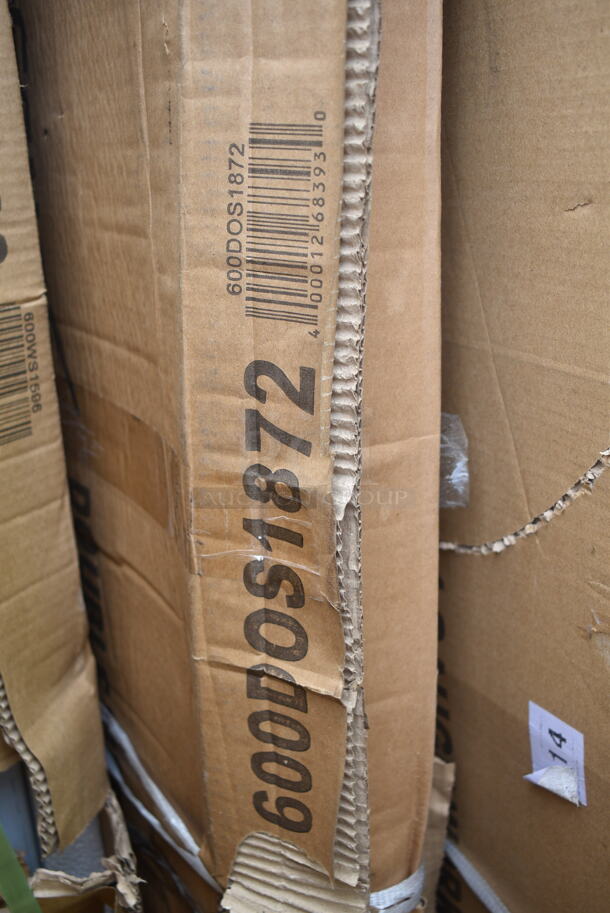 BRAND NEW SCRATCH AND DENT! Regency 600DOS1872 Stainless Steel Double Deck Overshelf - 18" x 72" x 32". May Be Missing Pieces.  - Image 3 of 3