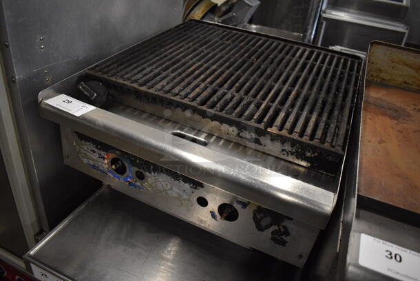 Star Stainless Steel Commercial Countertop Natural Gas Powered Charbroiler Grill. 24x26x15 - Image 3 of 5
