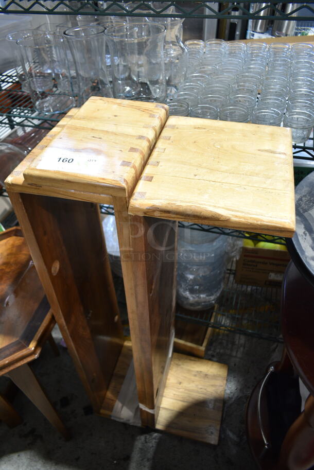 3 Wooden Benches. 3 Times Your Bid! - Image 2 of 4