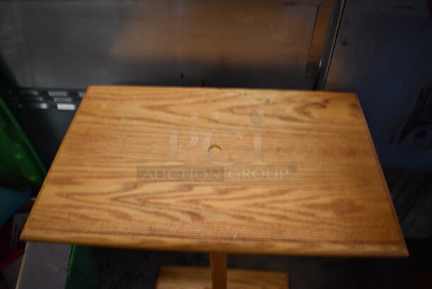 ALL ONE MONEY! Lot of 3 Various Wooden Podiums. Includes 22x22x45.5 - Image 11 of 11