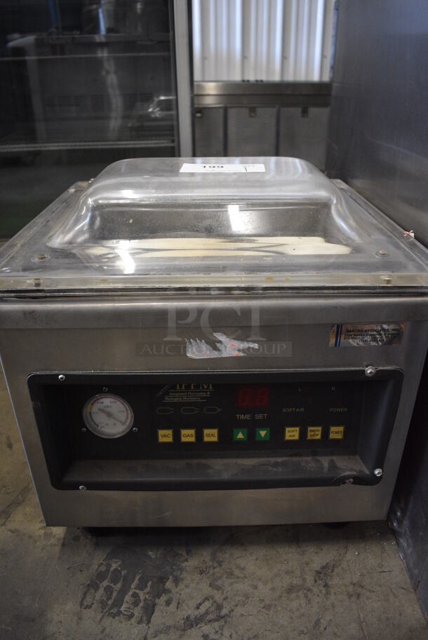 Stainless Steel Commercial Countertop Vacuum Seal Packaging Machine. 115 Volts, 1 Phase. 18x18x19. Tested and Working!
